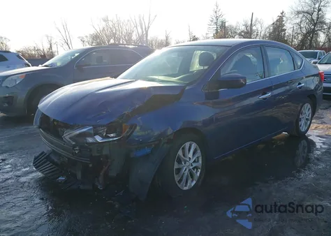 2019 Nissan Sentra Sv z USA, uszkodzony, nr VIN 3N1AB7AP9KY285182